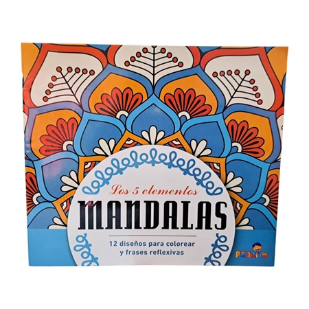 [308039-2] LIBRO PARA COLOREAR PEDRITO MANDALAS LOS 5 ELEMENTOS