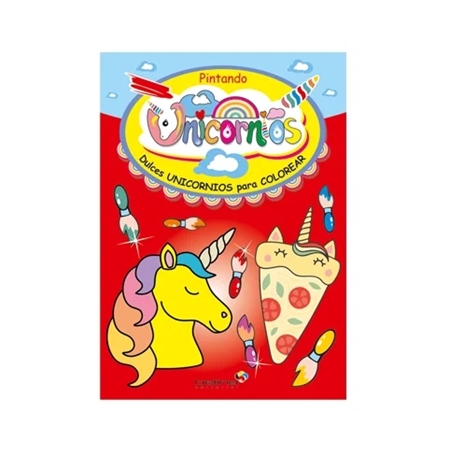 LIBRO PARA COLOREAR BETINA PINTANDO UNICORNIOS