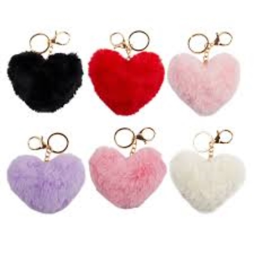 [12622] LLAVERO CORAZON PELUCHE 9 CM