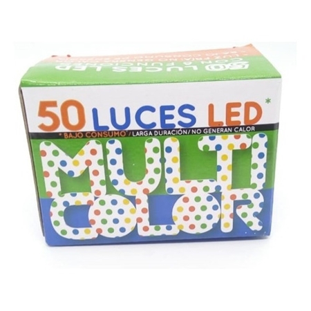 [40.86150-1] LUZ LED MULTICOLOR 50 LUCES