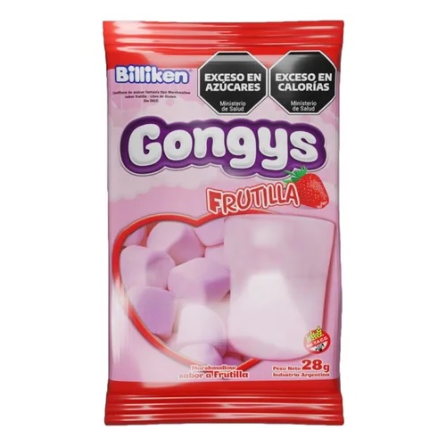 MALVADISCOS GONGYS FRUTILLA 28 GR