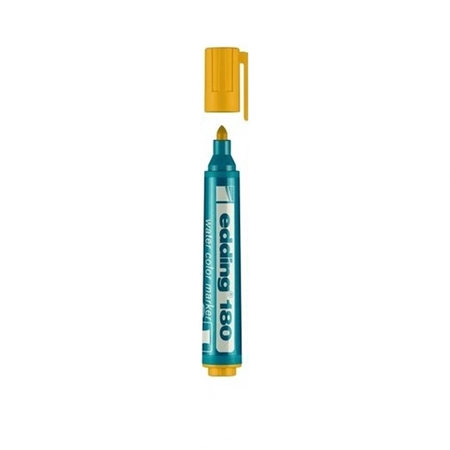 MARCADOR AL AGUA EDDING REDONDO AMARILLO (180)