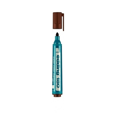 [027982674] MARCADOR AL AGUA EDDING REDONDO MARRON (180)