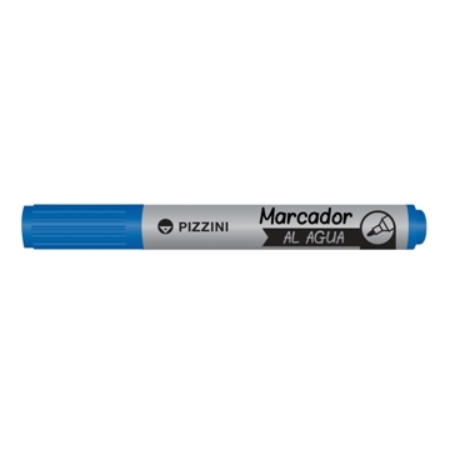MARCADOR AL AGUA PIZZINI REDONDO AZUL (1140)