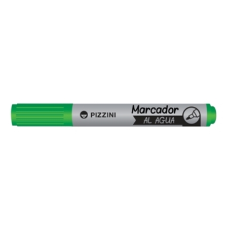 MARCADOR AL AGUA PIZZINI REDONDO VERDE (1140)