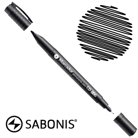[303396] MARCADOR DOBLE PUNTA SABONIS CD (D-886)