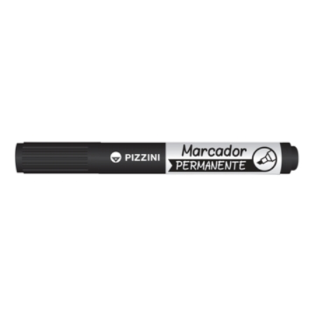 MARCADOR PERMANENTE PIZZINI BISELADO NEGRO (1170)