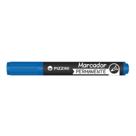 MARCADOR PERMANENTE PIZZINI REDONDO AZUL (1160)