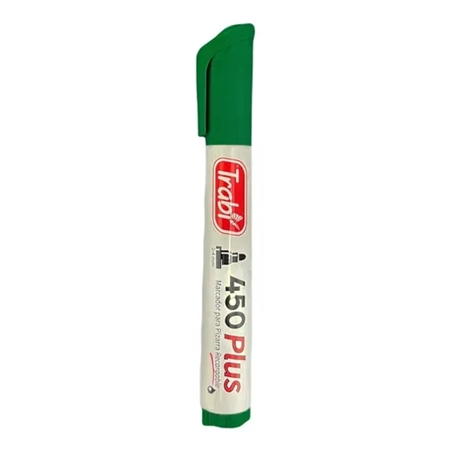 [303803-6] MARCADOR PIZARRA TRABI PLUS VERDE (450)