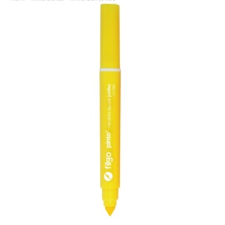 [L68880] MARCADOR FILGO JUMBO REDONDO AMARILLO (005)