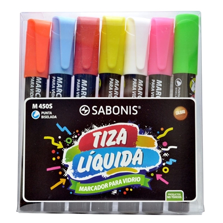 MARCADOR SABONIS TIZA LIQUIDA 1 UNID. (M450S)