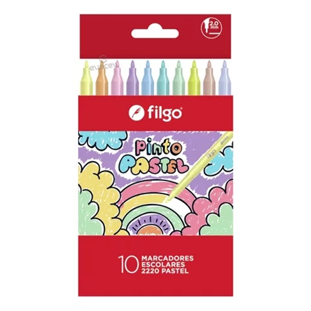 [63401] MARCADORES FILGO PINTO 10 UNID.