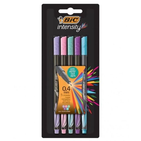 [303424] MARCADORES BIC INTENSITY PASTEL 5 UNID. BLISTER