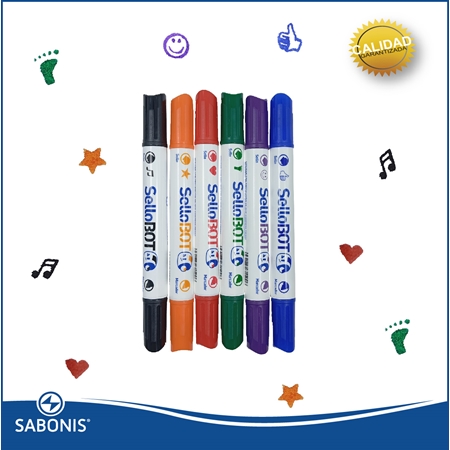 [303378] MARCADORES SABONIS SELLO BOT 6 UNID. (M2034)