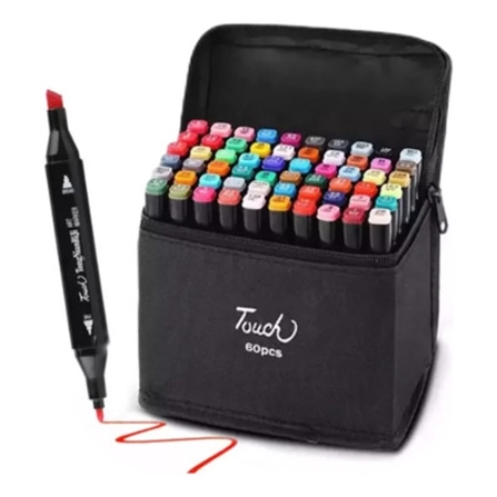 [5226269887502] MARCADORES TOUCH 60 UNID. BOLSO