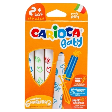 MARCADORES CARIOCA BABY 6 UNID. (42813)