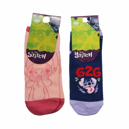 [81476-2] MEDIAS SOQUETE CLANDY DISNEY STITCH T2 (DLS-6067/2)