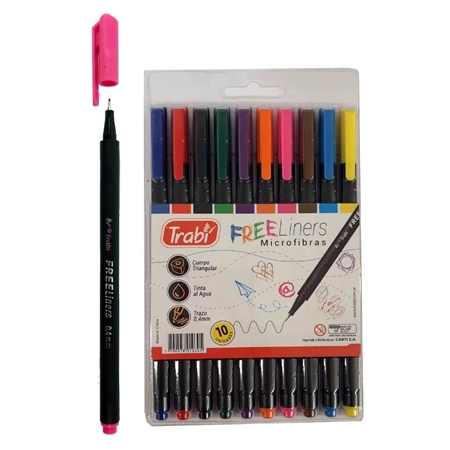 [303800] MICROFIBRA TRABI FREELINERS 10 UNID.