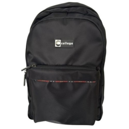 MOCHILA COLLEGE AMELIE 18" / 19,5L PORTA NOTEBOOK C/USB NEGRO (1932)