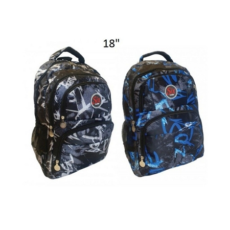 [072260717] MOCHILA SIX CAMUFLADA ACOLCHADA C/BOLSILLOS (02104706/07)