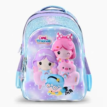 [7792621128289] MOCHILA FOOTY COOL FRIENDS C/Luces Led (F1803)