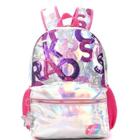 [1045607186] MOCHILA SKORA THINK HAPPY SHINE HOLOGRAFICA
