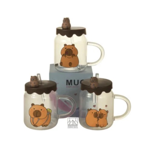 [15.1308] MUG DSAZA CAPYBARA 500 CC VIDRIO (101308)