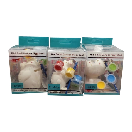 MUÑECO PARA PINTAR CON PINCEL Y PINTURAS