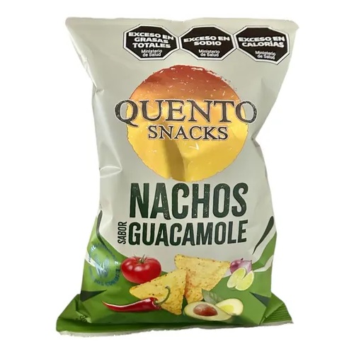 [7798187212233] SNACK NACHOS QUENTO GUACAMOLE 82 GR