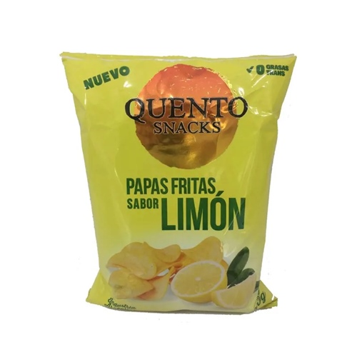[7798187212172] SNACK PAPAS QUENTO LIMON 82 GR