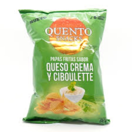 [K0347-054-3] SNACK PAPAS QUENTO CREMA Y CEBOLLA 82 GR