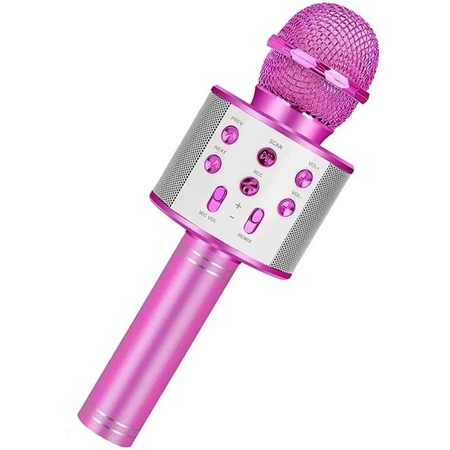 PARLANTE  CON MICROFONO KARAOKE (WS-858)