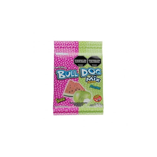 PASTILLAS BULL DOG MIX SANDIA MANZANA 30 GR