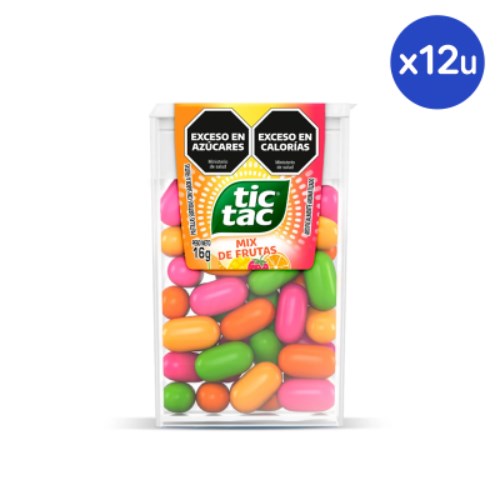 PASTILLAS TIC TAC MIX DE FRUTAS 16 GR