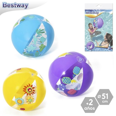 [I13981.1] PELOTA INFLABLE BESTWAY (31036) 51 CM