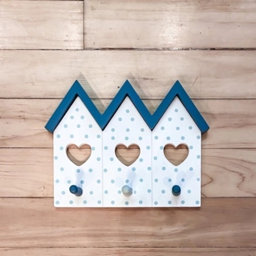 PERCHERO CASITA MADERA 20X27 CM