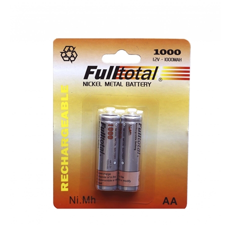 PILA AA FULLTOTAL RECARGABLE 1000MAH 1 UNID.