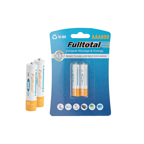 [083-3091] PILA AAA FULLTOTAL RECARGABLE 800 MA NI-MH 800 MAH 1 UNID.
