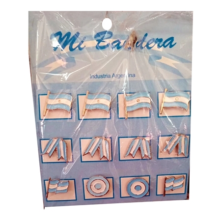 PIN PATRIO MI BANDERA METAL