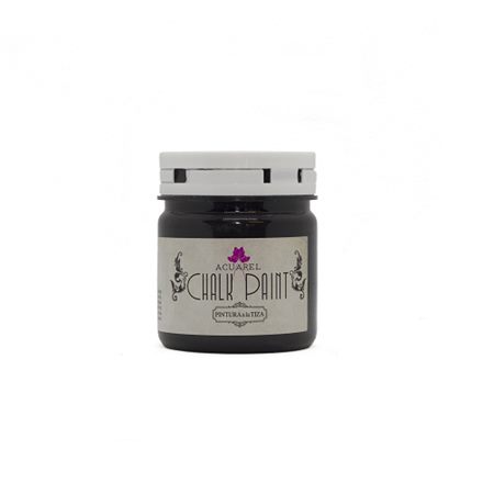[300858.1] PINTURA A LA TIZA ACUAREL CHALK PAINT NEGRO 200 CC (TZ340)