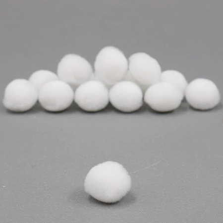 [201298-7] POMPON CBX 15 MM BLANCO