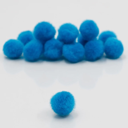 POMPON CBX 15 MM CELESTE