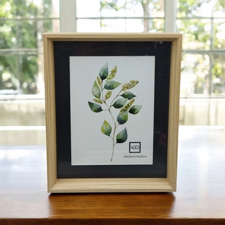 [83327] PORTAFOTOS VGO 15X20 C/PASPARTÜ SIMIL MADERA (SF5171.6)