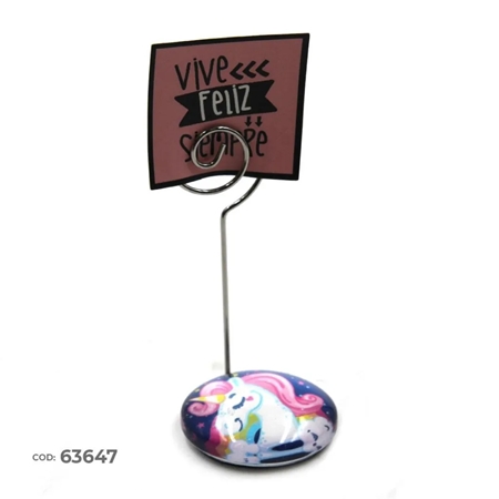 [8985168636471] PORTATARJETA UNICORNIO