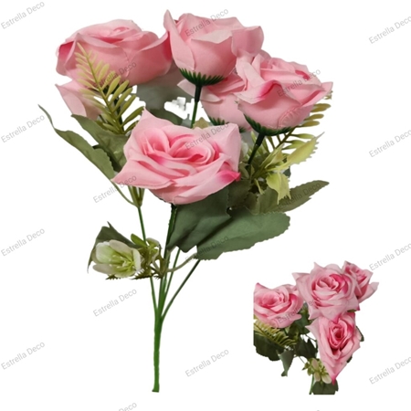 RAMO DE FLORES ROSAS NATURAL 23 CM (fl03771) 23 CM
