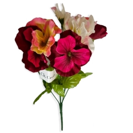 RAMO DE FLORES ROSA 36 CM (fl37738) 36 CM