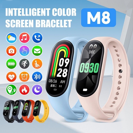 [E0012005] RELOJ INTELIGENTE M8 SMARTBAND COLOR