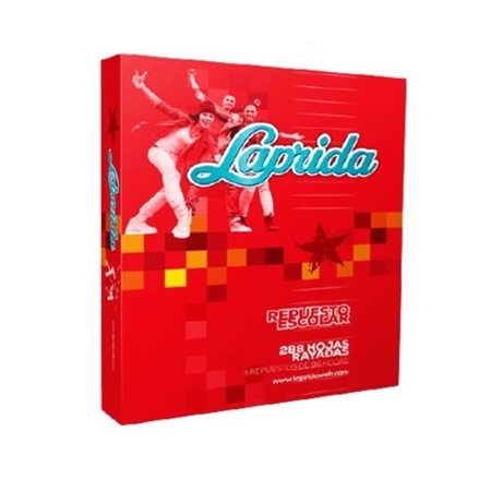 [306363-R] REPUESTO ESCOLAR LAPRIDA N° 3  288 HOJAS RAYADO