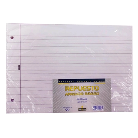 [308536] REPUESTO ESCOLAR NOR-PAC N° 5 48 HOJAS RAYADO