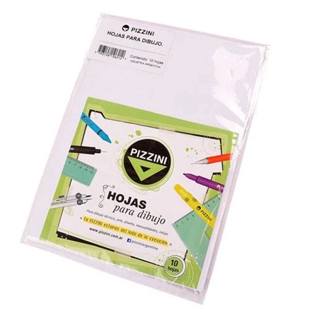 REPUESTO PARA DIBUJO PIZZINI A3 10 HOJAS (10642) 106 G/M2
